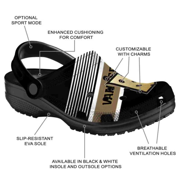 custom vanderbilt commodores vibrant dual tone clog new arrival