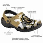 custom vegas golden knights gripping hand clog best selling