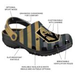 custom vegas golden knights star spangled graphic clog best selling