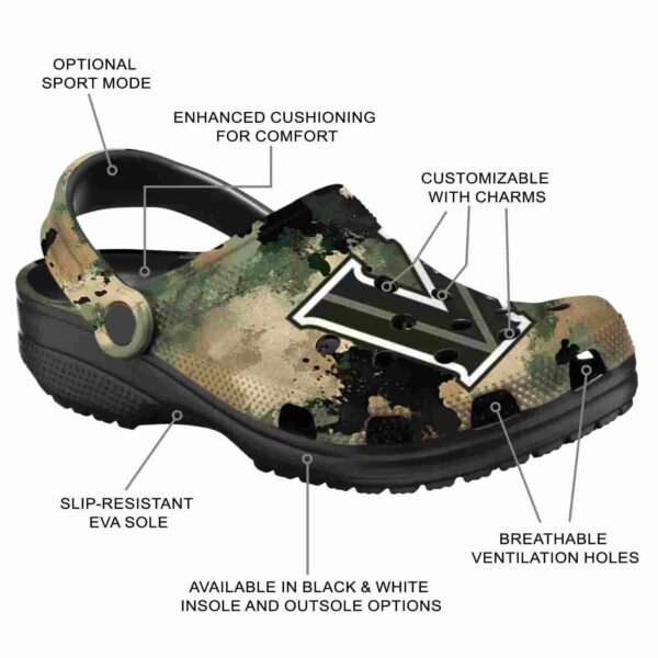 custom villanova wildcats camouflage craze clog new arrival