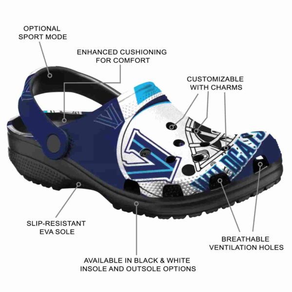 custom villanova wildcats football helmet clog new arrival