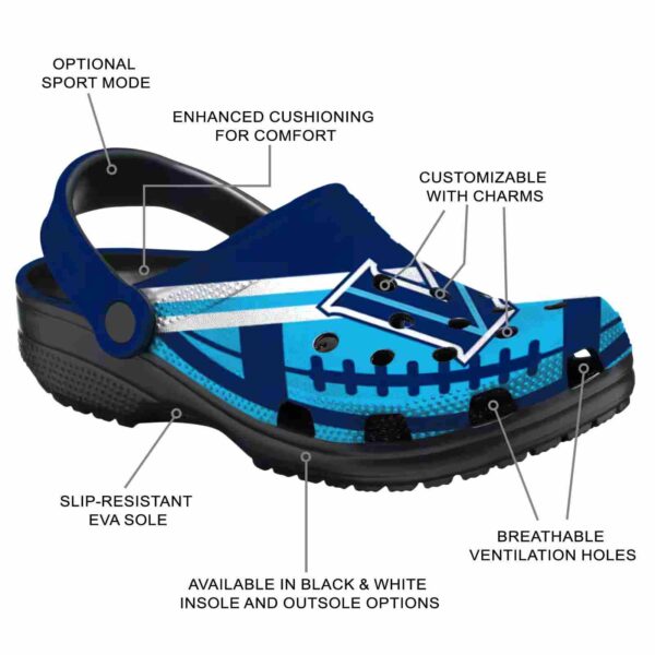 custom villanova wildcats football motif clog new arrival