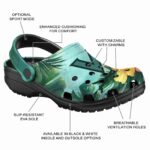 custom virginia cavaliers tropical vibes clog best selling