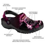 Custom Virginia Tech Hokies Gothic Skull Crocs Best selling