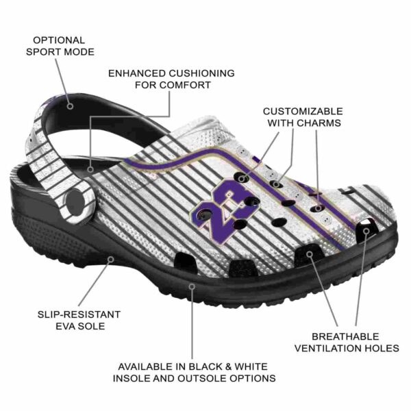 custom washington huskies pinstripe pattern crocs new arrival