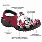 custom washington state cougars football helmet clog best selling