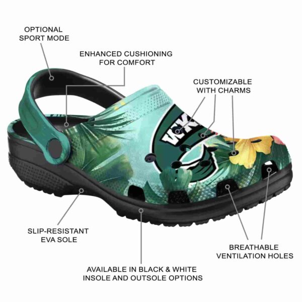 custom western kentucky hilltoppers tropical vibes clog new arrival