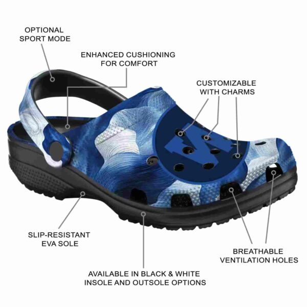 custom western michigan broncos ocean waves clog new arrival