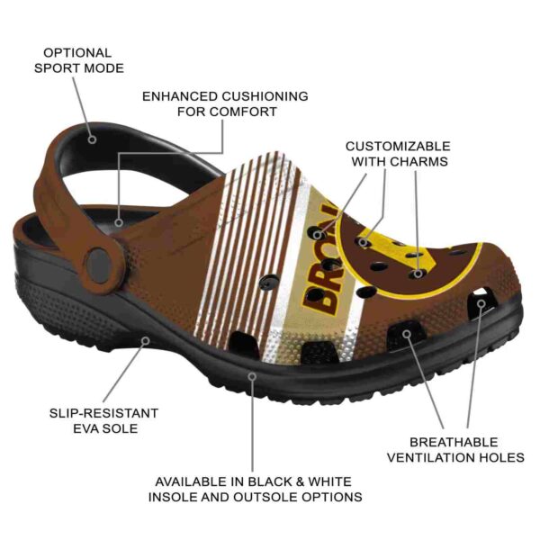 custom western michigan broncos vibrant dual tone clog new arrival