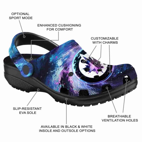 custom winnipeg jets galaxy swirl clog new arrival