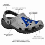 customized air force falcons cracked texture clog best selling