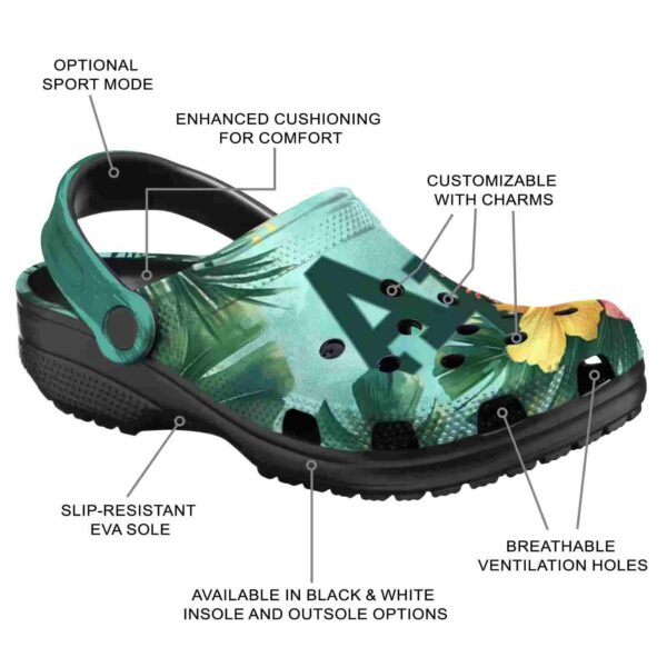 customized air force falcons tropical vibes clog new arrival