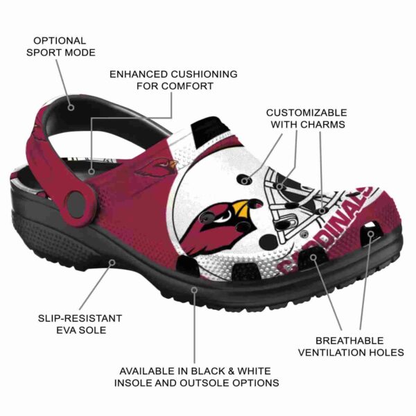 customized arizona cardinals football helmet crocs new arrival