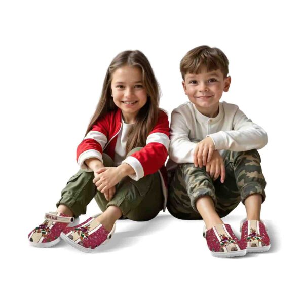 customized arizona coyotes vertical stripes clog fashion forward