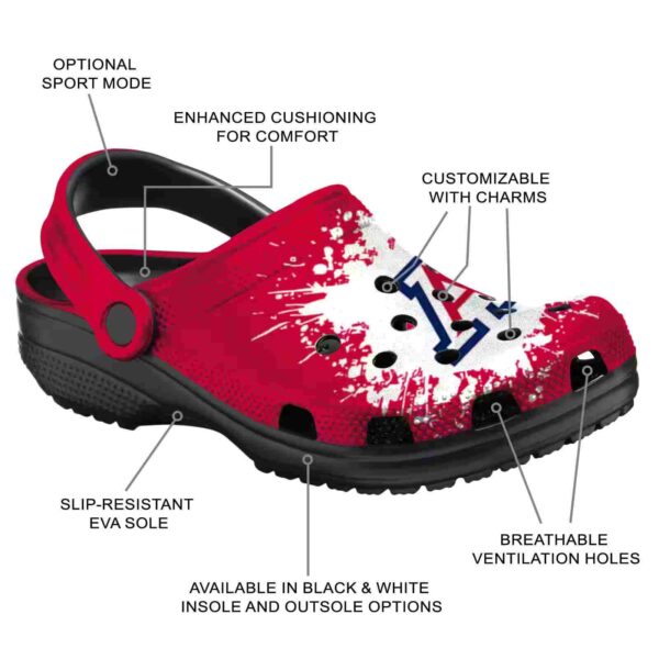customized arizona wildcats splatter background crocs new arrival
