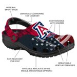 Customized Arizona Wildcats Star Spangled Side Pattern Crocs Best selling