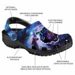 customized arkansas state red wolves galaxy swirl clog best selling
