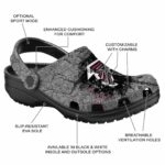 Customized Atlanta Falcons Cracked Ground Texture Crocs Best selling