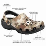 customized atlanta hawks desert camo clog best selling