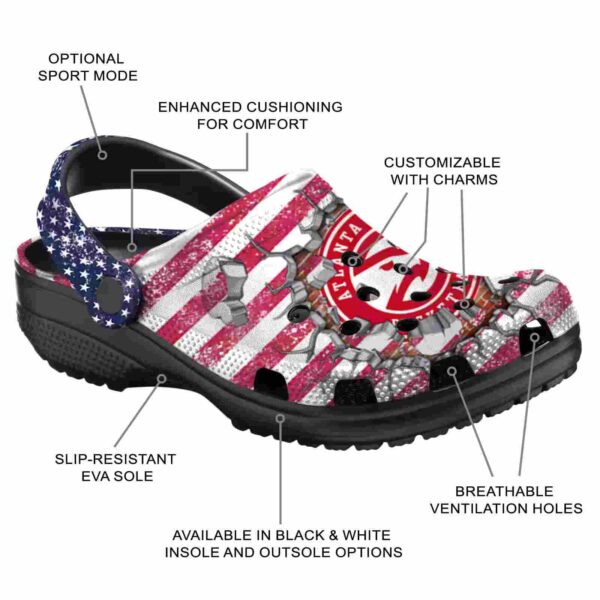 customized atlanta hawks freedom splinter clog new arrival