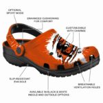Customized Baltimore Orioles Splash Motif Background Crocs Best selling