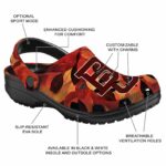 customized baylor bears autumn leaves clog best selling