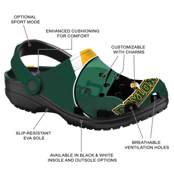 customized baylor bears baseball helmet clog new arrival