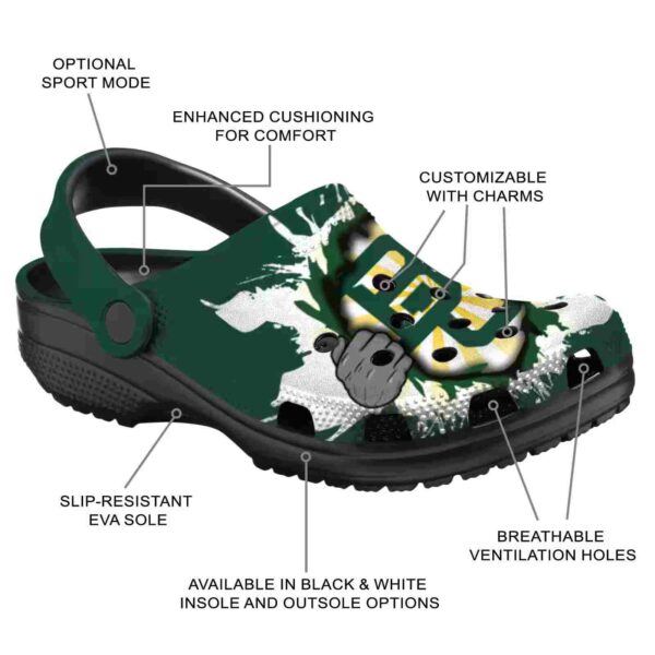 customized baylor bears gripping hand clog new arrival