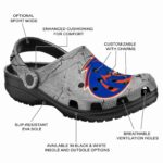 customized boise state broncos cracked texture clog best selling