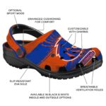 customized boise state broncos paint splatter graphics clog best selling
