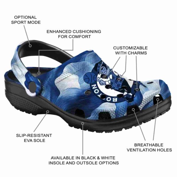 customized boston celtics ocean waves crocs new arrival