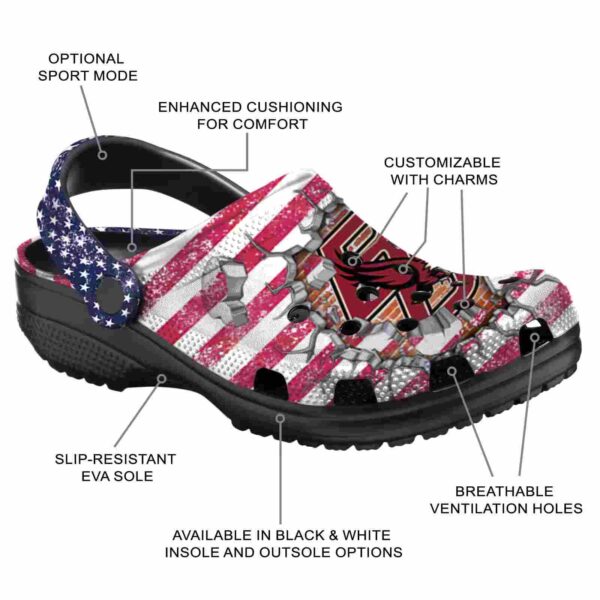 customized boston college eagles freedom splinter clog new arrival