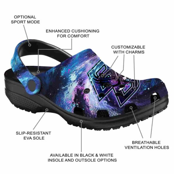 customized boston college eagles galaxy swirl clog new arrival