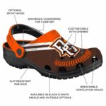 customized bowling green falcons baseball motif clog best selling