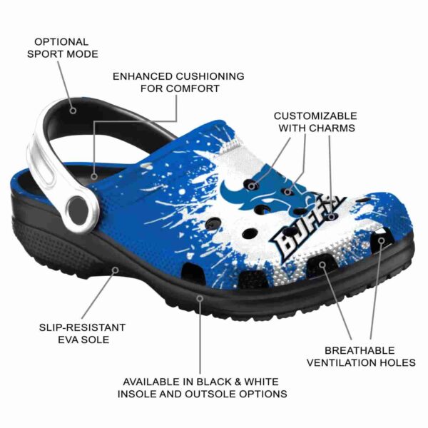 customized buffalo bulls splash art clog new arrival