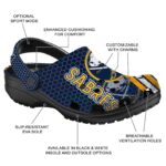 customized buffalo sabres contrasting stripes clog best selling