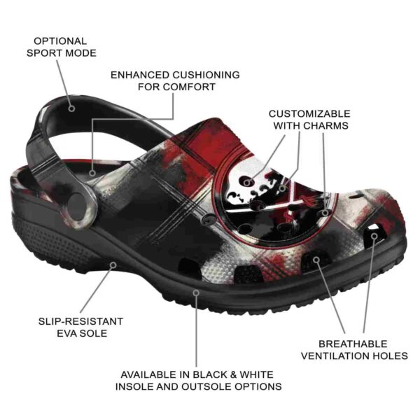 customized buffalo sabres plaid fusion clog new arrival