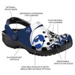 customized byu cougars football helmet clog best selling