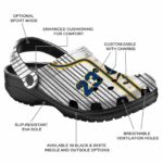 customized california golden bears pinstripe pattern clog best selling