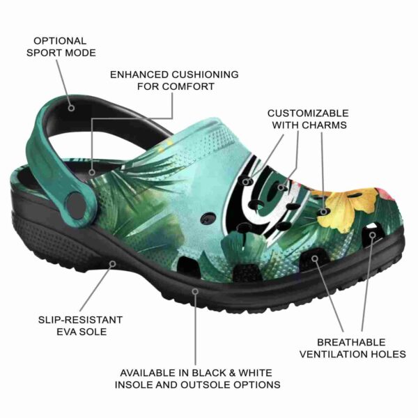 customized carolina hurricanes tropical vibes clog new arrival