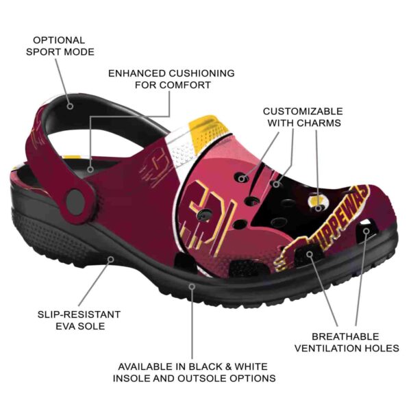 customized central michigan chippewas baseball helmet clog new arrival