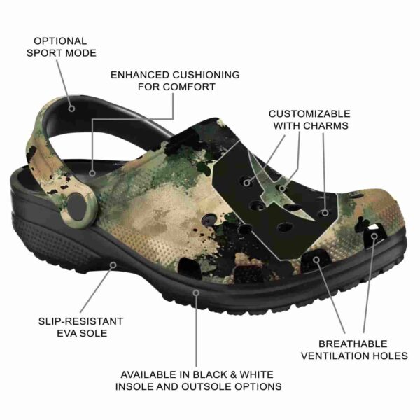 customized charlotte 49ers camouflage craze clog new arrival