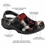 customized charlotte 49ers plaid fusion clog best selling
