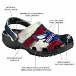 customized charlotte hornets patriotic stripes clog best selling
