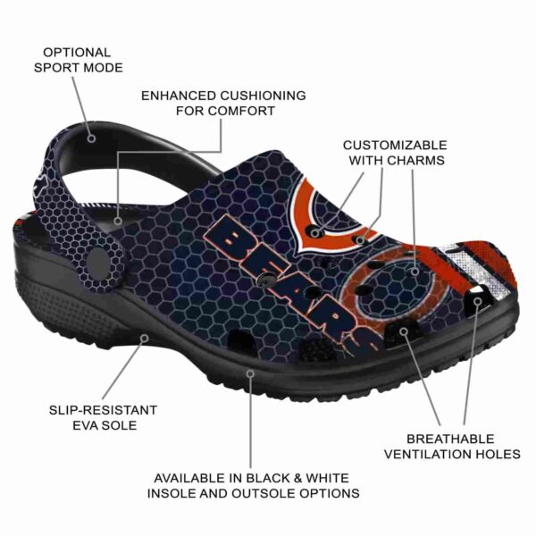 customized chicago bears contrasting stripes crocs new arrival