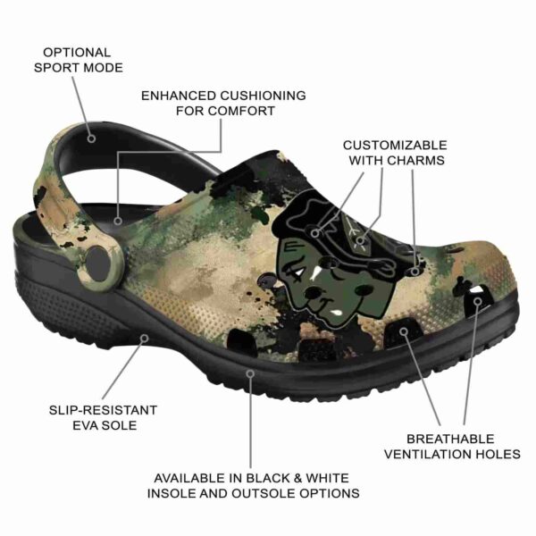 customized chicago blackhawks camouflage craze clog new arrival