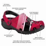 customized chicago bulls vibrant dual tone crocs fashion forward