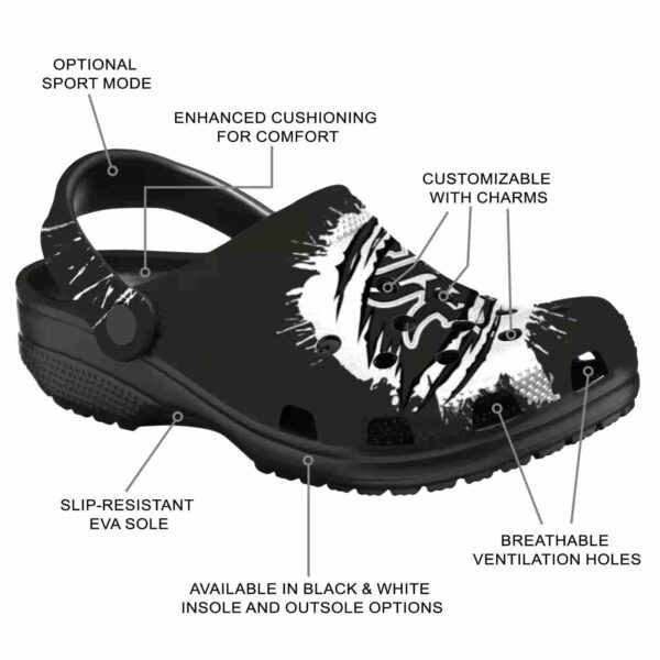 customized chicago white sox splash motif background crocs new arrival