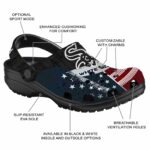 Customized Chicago White Sox Star Spangled Side Pattern Crocs Best selling
