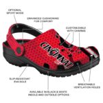customized cincinnati bearcats contrasting stripes clog best selling